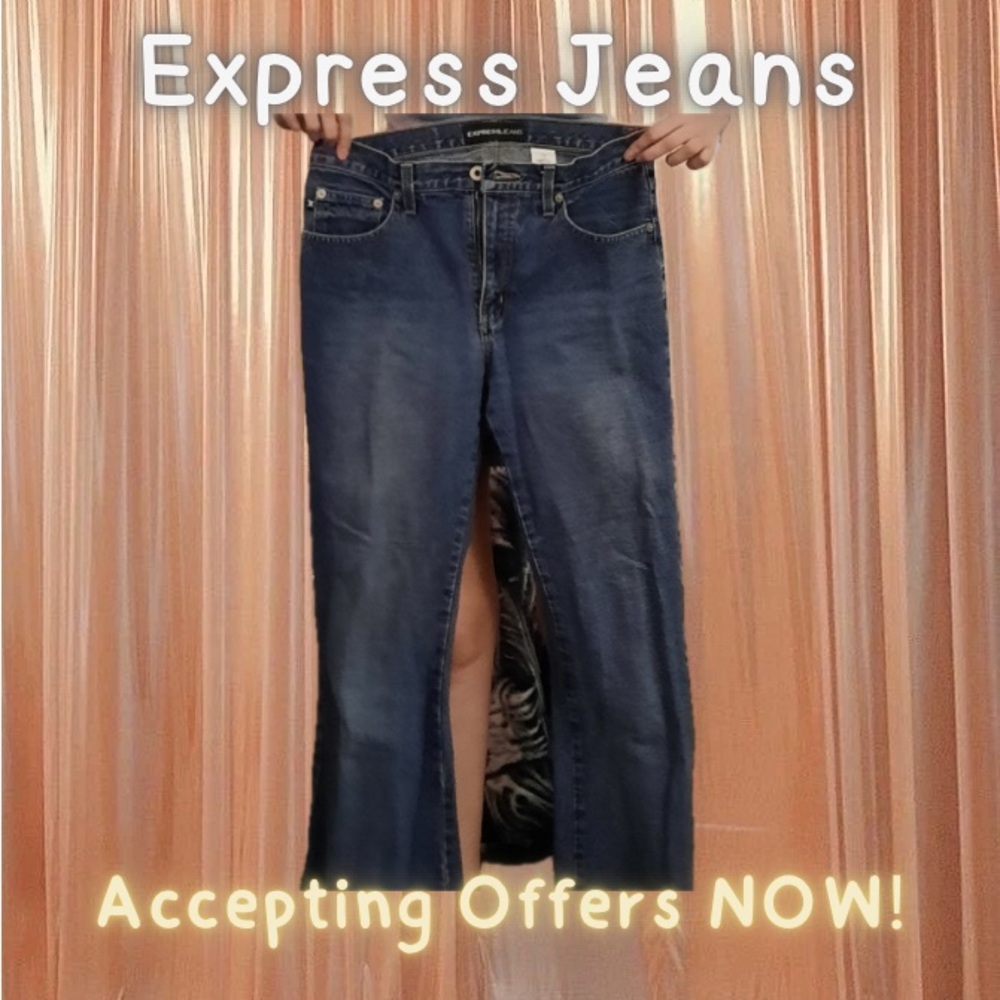 Express jeans 7/8 long flare/ bundle requirement